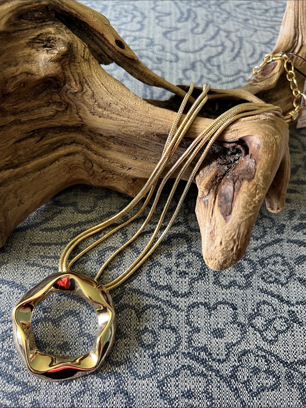 Chico’s Gold Pendant Multi-Strand Necklace - Elegant Women’s Jewelry
